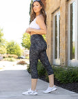 Julia Rose Army Camo Capri