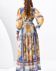 Women's Fashion Long Maxi Dress by Claude