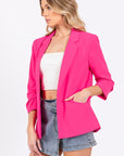 GeeGee Plus Classy Open-Front Casual Blazer