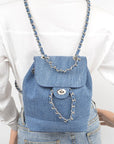 Denim Fashion Backpack