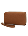 MKF Lisbette Embossed M Signature Wallet by Mia K