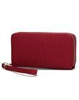 MKF Lisbette Embossed M Signature Wallet by Mia K