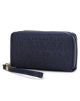 MKF Lisbette Embossed M Signature Wallet by Mia K