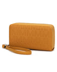 MKF Lisbette Embossed M Signature Wallet by Mia K