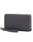 MKF Lisbette Embossed M Signature Wallet by Mia K