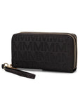 MKF Lisbette Embossed M Signature Wallet by Mia K