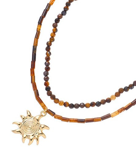 Tiger&#39;s-eye Gemstone Necklace