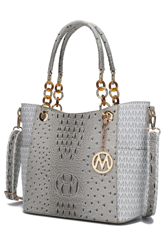 MKF Collection Miriam Signature Tote Bag by Mia K