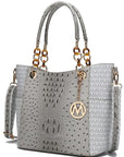 MKF Collection Miriam Signature Tote Bag by Mia K