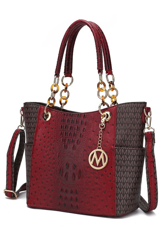 MKF Collection Miriam Signature Tote Bag by Mia K