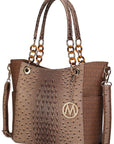 MKF Collection Miriam Signature Tote Bag by Mia K