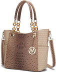 MKF Collection Miriam Signature Tote Bag by Mia K