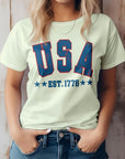 USA Retro America Est 1776 Graphic Tee