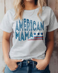 American Mama Retro 4th of July Graphic Tee