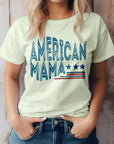 American Mama Retro 4th of July Graphic Tee