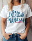 American Mama Retro 4th of July Graphic Tee