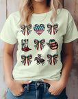 Cowgirl 4th of July Coquette Western Graphic Tee