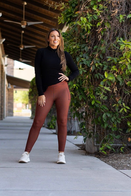 Julia Rose The Autumn Houndstooth Leggings Round 2