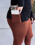 Julia Rose The Autumn Houndstooth Leggings Round 2