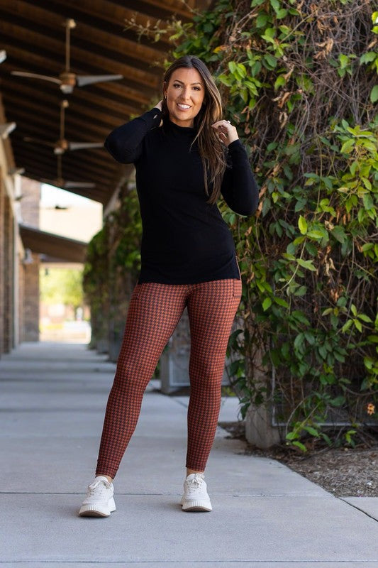 Julia Rose The Autumn Houndstooth Leggings Round 2