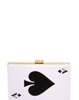 Ace of Spades Card Clutch Evening Bag