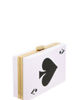 Ace of Spades Card Clutch Evening Bag