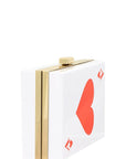 Ace of Hearts Card Clutch Evening Bag