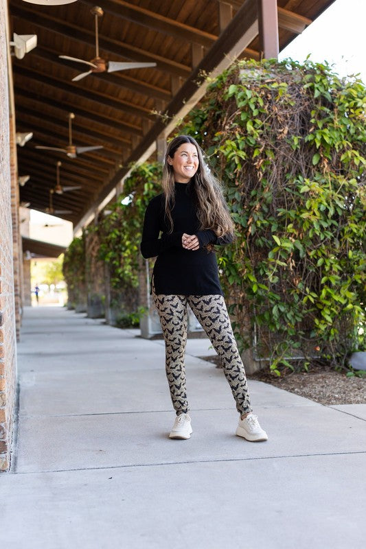 Julia Rose |The Bianca Leopard Bat Leggings