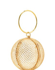 Metal Cage Ball Shape Clutch