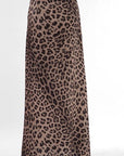 Miss Sparkling |Leopard Print Midi Skirt