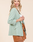 GeeGee Plus Classy Open-Front Casual Blazer