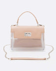 2 Tone Top Handle Transparent Stadium Bag