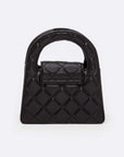 Top Handle Convertible Quilted Clutch Swing Bag