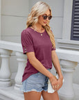 Women's Casual Short Sleeve T-Shirts Crew Neck