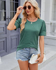 Women's Casual Short Sleeve T-Shirts Crew Neck