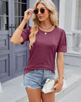 Women's Casual Short Sleeve T-Shirts Crew Neck