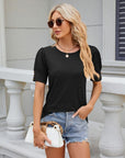 Women's Casual Short Sleeve T-Shirts Crew Neck