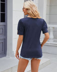 Women's Casual Short Sleeve T-Shirts Crew Neck