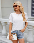 Women's Casual Short Sleeve T-Shirts Crew Neck