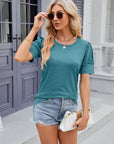 Women's Casual Short Sleeve T-Shirts Crew Neck