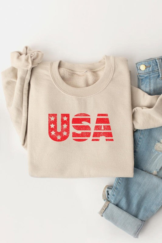 USA Graphic Fleece Sweatshirts