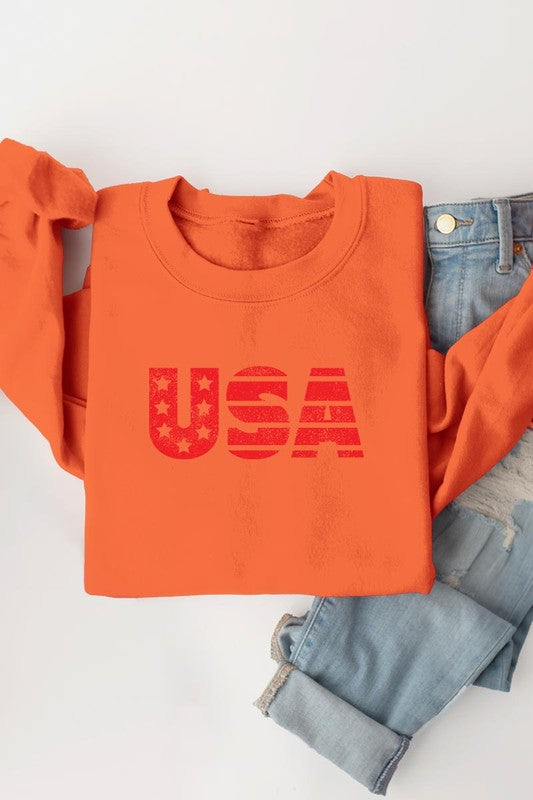 USA Graphic Fleece Sweatshirts