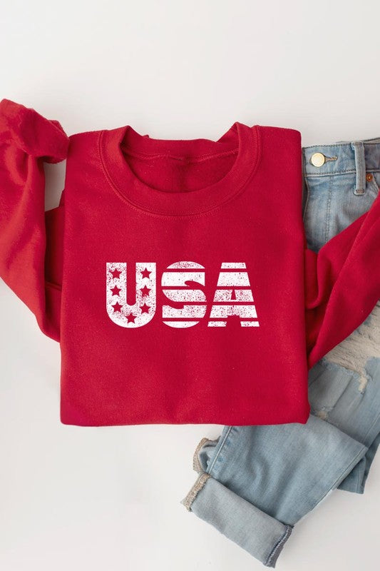 USA Graphic Fleece Sweatshirts