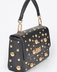 Mix Studs Convertible Top Handle Swing Bag