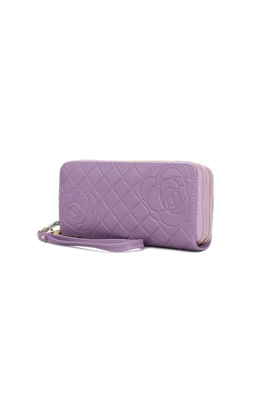 MKF Honey Genuine Leather Embossed Wallet by Mia K