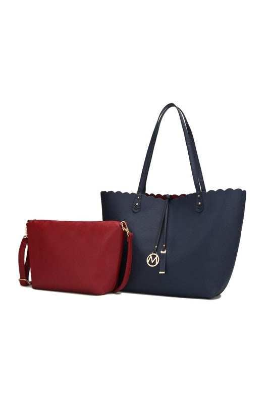 MKF Reversible Shopper Tote &amp; Crossbody by Mia K