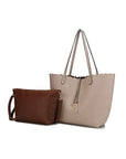 MKF Reversible Shopper Tote & Crossbody by Mia K