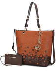 MKF Petra Tote Bag with Wristlet by Mia K