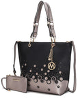 MKF Petra Tote Bag with Wristlet by Mia K