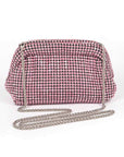 Oversize Rhinestone Convertible Soft Clutch Bag